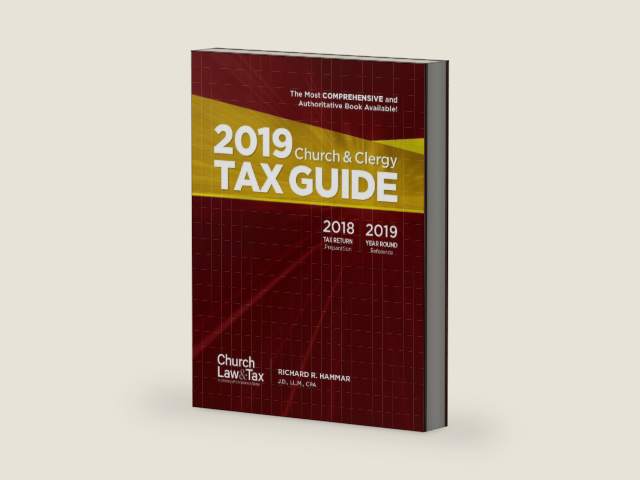2019 Church & Clergy Tax Guide by Richard R. Hammar