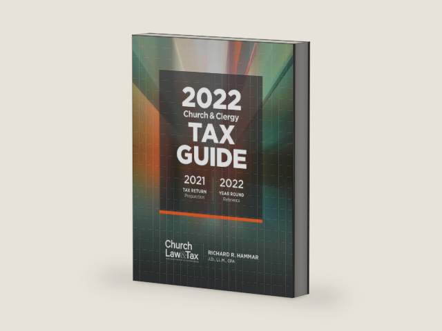 2022 Church & Clergy Tax Guide by Richard Hammar