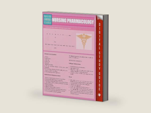 Nursing Pharmacology (Speedy Study Guides) by Speedy Publishing