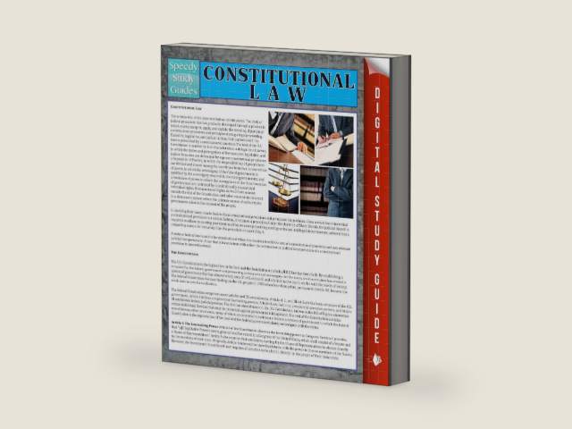 Constitutional Law (Student Companion Edition) by Speedy Publishing