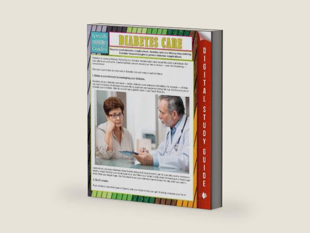 Diabetes Care (Speedy Study Guide) by Speedy Publishing