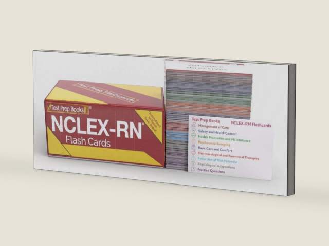 NCLEX RN Examination Prep Study Cards: NCLEX RN Review 2026-2027 with Practice Test Questions [2nd Edition] by Test Prep Books