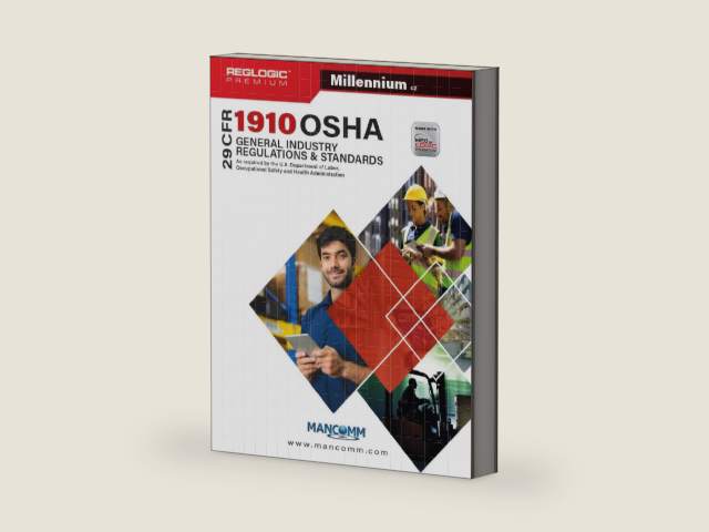 29 CFR 1910 OSHA General Industry Regulations & Standards Millennium c2 (31B-001-43C) by mancomm