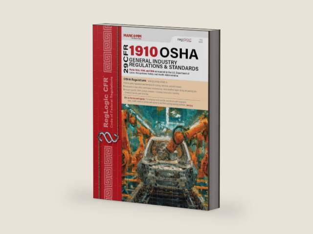 29 CFR 1910 OSHA General Industry Regulations & Standards - January 2024. ISBN 9781663802361 by Mancomm