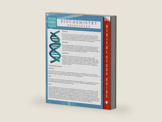 Biochemistry Principles (Speedy Study Guides) by Speedy Publishing