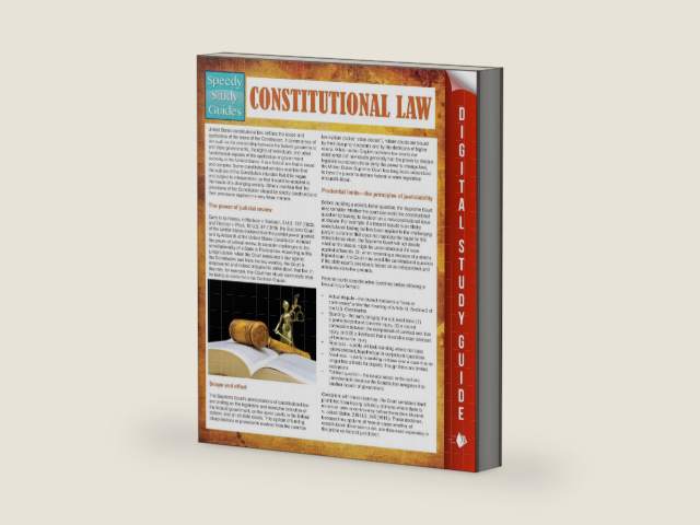 Constitutional Law (Speedy Study Guides) by Speedy Publishing