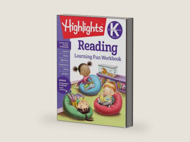 Kindergarten Reading: Learning Fun Workbook (Highlights Learning Fun Workbooks) by Highlights Learning