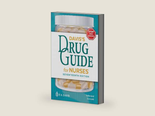 Davis's Drug Guide for Nurses by April Hazard Vallerand PhD RN FAAN