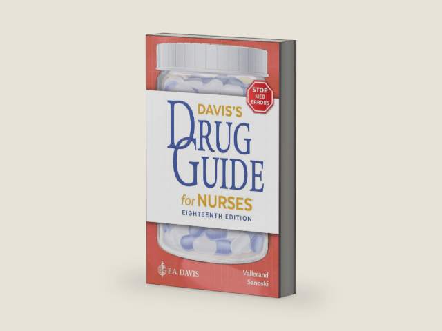 Davis's Drug Guide for Nurses by April Hazard Vallerand PhD RN FAAN