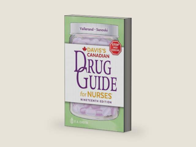 Davis's Canadian Drug Guide for Nurses by April Hazard Vallerand