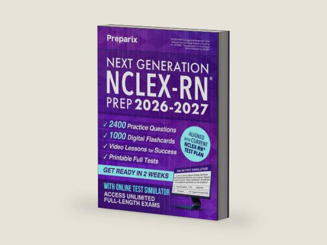 Next Generation NCLEX-RN® Prep: Complete and stress-free guide with examination and mindset strategies to study smarter, NGN clinical judgment, digital exam simulations, and real case studies by Preparix
