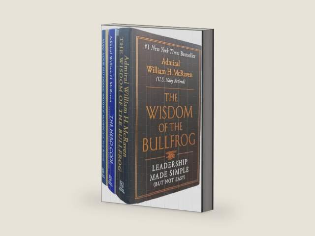 Make Your Bed Collection by Admiral William H. McRaven 3 Book Set (Make Your Bed, The Hero Code and The Wisdom of the Bullfrog) by Admiral William H. McRaven