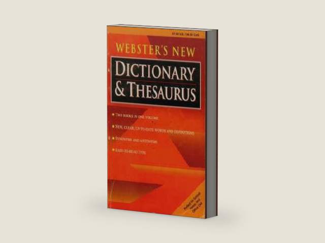Webster's new dictionary & thesaurus by Unknown
