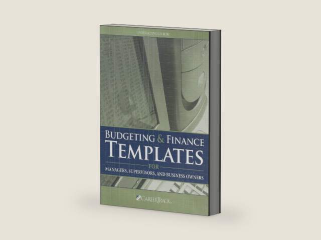 Budgeting & Finance Templates for Managers, Supervisors, and Business Owners Cd-rom by CareerTrack