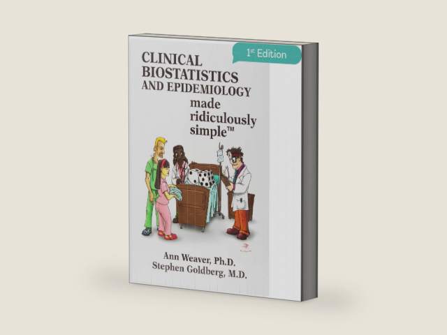 Clinical Biostatistics and Epidemiology Made Ridiculously Simple: An Incredibly Easy Way to Learn for Medical, Nursing, PA Students, And Other Healthcare Professionals (MedMaster Medical Books) by Ann Weaver Ph.D.
