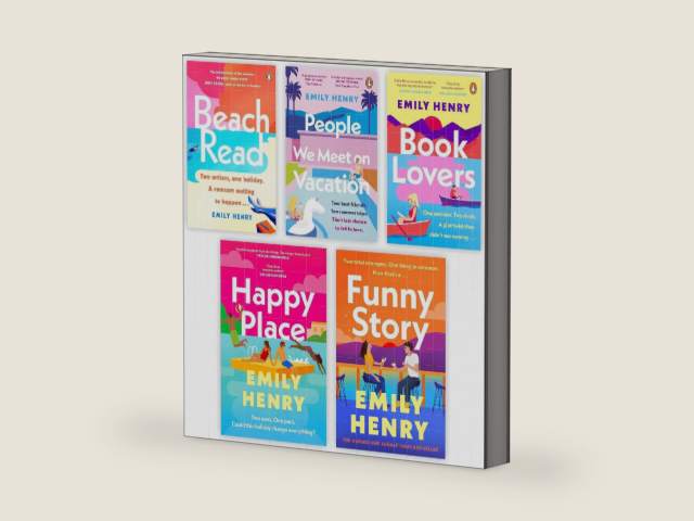 Emily Henry 5 Books Collection Set (Beach Read, People we Meet on Vacation, Book Lovers, Happy Place and Funny Story) by Emily Henry