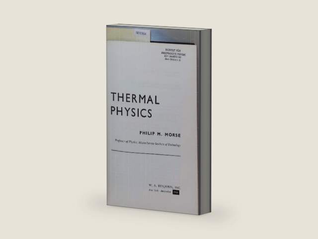 Thermal Physics by Philip M. Morse