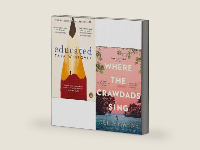 Educated Tara Westover, Where the Crawdads Sing [Hardcover] 2 Books Collection Set by Tara Westover