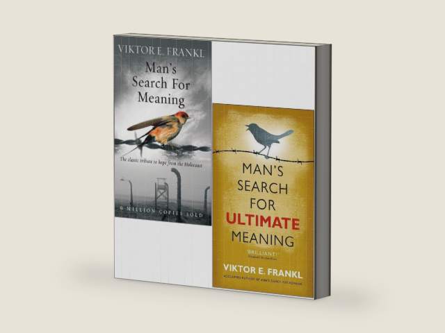 Viktor E Frankl Collection 2 Books Set (Man's Search For Meaning, Man's Search for Ultimate Meaning) by Viktor E. Frankl