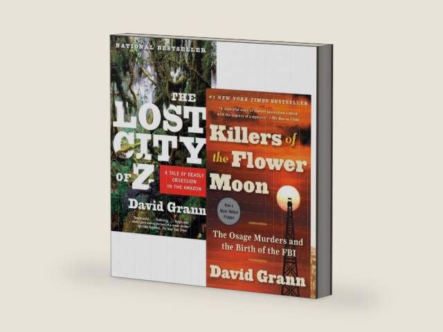 David Grann 2 Books Collection Set (Killers of the Flower Moon, The Lost City of Z) by David Grann