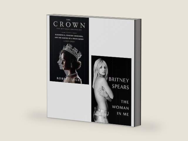 The Woman in Me By Britney Spears, The Crown By Robert Lacey 2 Books Collection Set by Britney Spears