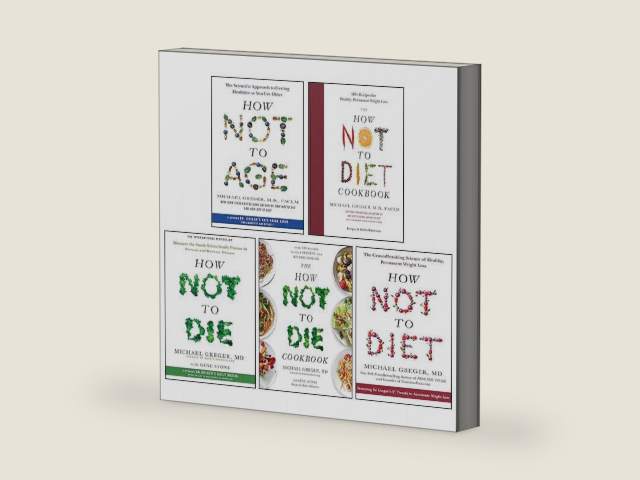 How Not to Die, The How Not to Die Cookbook, How Not to Diet, The How Not to Diet Cookbook [Hardcover], How Not to Age [Hardcover] By Michael Greger 5 Books Collection Set by Michael Greger