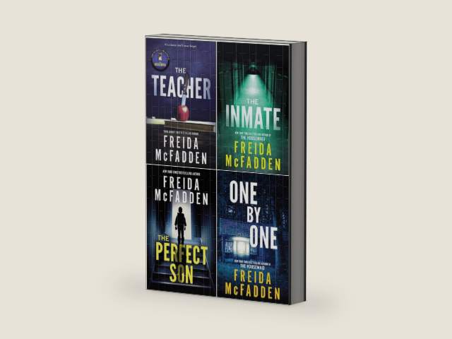 Freida Mcfadden Collection 4 Books Set (The Teacher, The Inmate, The Perfect Son, One By One) by Freida Mcfadden