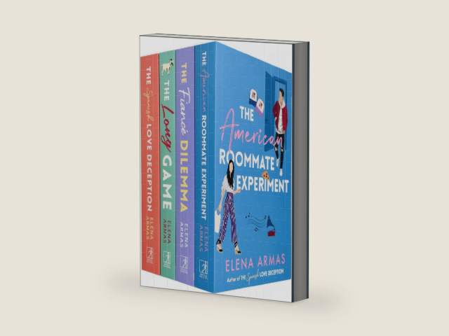 Elena Armas Collection 4 Books Set (The American Roommate Experiment, The Fiance Dilemma, The Spanish Love Deception & The Long Game) by Elena Armas