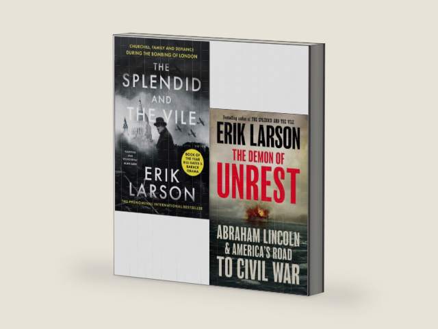 The Splendid and the Vile, The Demon of Unrest 2 Books Collection Set By Erik Larson by Erik Larson
