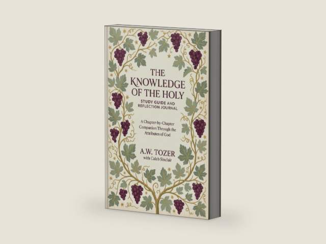The Knowledge of the Holy: Study Guide and Reflection Journal Subtitle: A Chapter-by-Chapter Companion Through the Attributes of God by A.W. Tozer