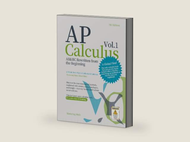 AP Calculus Vol1: AP Calculus AB&BC Rewritten from the Beginning by Albert S.