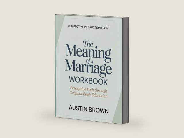 Corrective Instruction From The Meaning Of Marriage: perceptive Path Through Original Book Education by Austin Brown