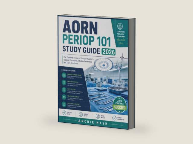 AORN PERIOP 101 STUDY GUIDE 2026: The Complete Review of Perioperative Care, Surgical Procedures, Infection Prevention, and Exam Readiness by ARCHIE NASH
