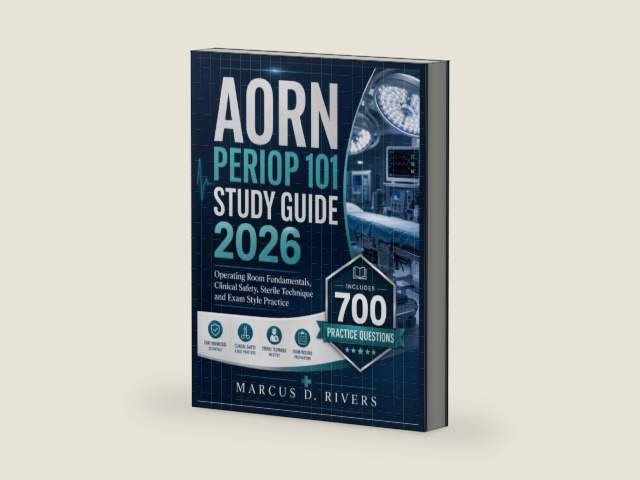 AORN PERIOP 101 STUDY GUIDE 2026: Operating Room Fundamentals, Clinical Safety, Sterile Technique and Exam Style Practice by MARCUS D. RIVERS