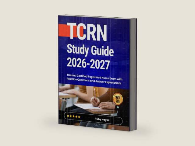 TCRN Study Guide 2026-2027: Trauma Certified Registered Nurse Exam with Practice Questions and Answer Explanations by Ruby Hayes