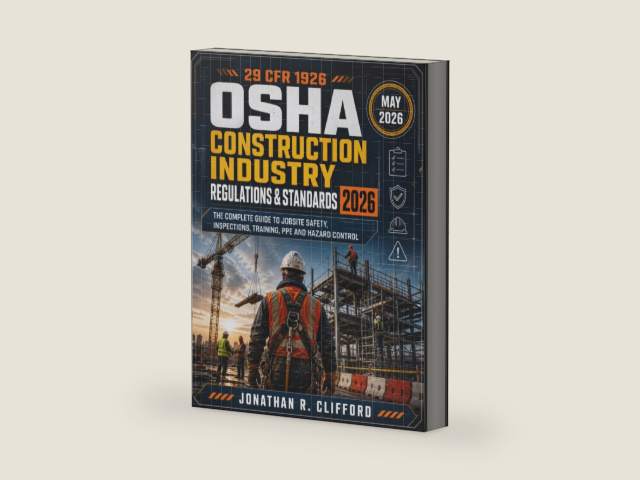 29 CFR 1926 OSHA Construction Industry Regulations & Standards 2026: The Complete Guide to Jobsite Safety, Inspections, Training, PPE and Hazard Control by Jonathan R. Clifford