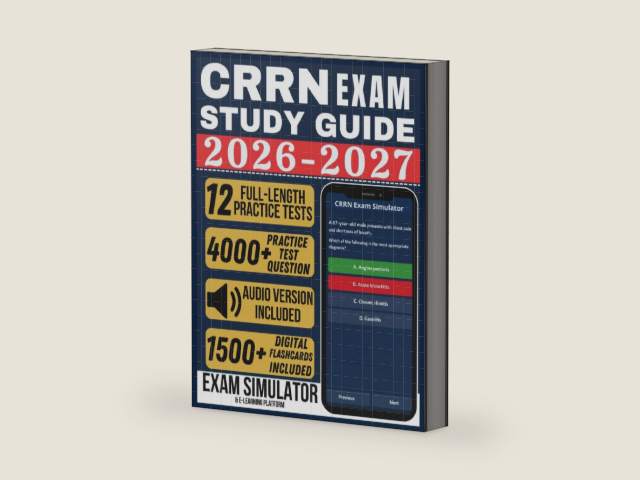 CRRN EXAM STUDY GUIDE 2026-2027: Pass the Certified Rehabilitation Registered Nurse Exam With 4000+ Practice Questions, 12 Full-Length Practice Tests, Exam Simulator, Audiobooks, and Flashcards by Aldric Fennimore