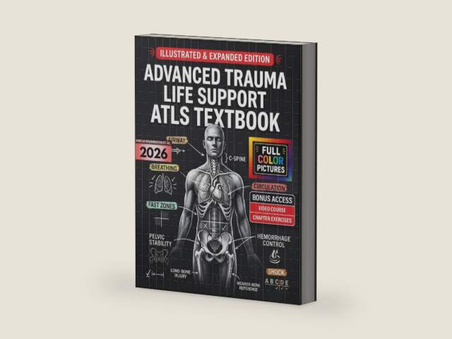 ADVANCED TRAUMA LIFE SUPPORT ATLS TEXTBOOK: Illustrated and Updated for 11th Edition | Practical Clinical Guide to xABCDE Methodology, Damage Control Resuscitation, and Emergency Trauma Care by Amelia Washington