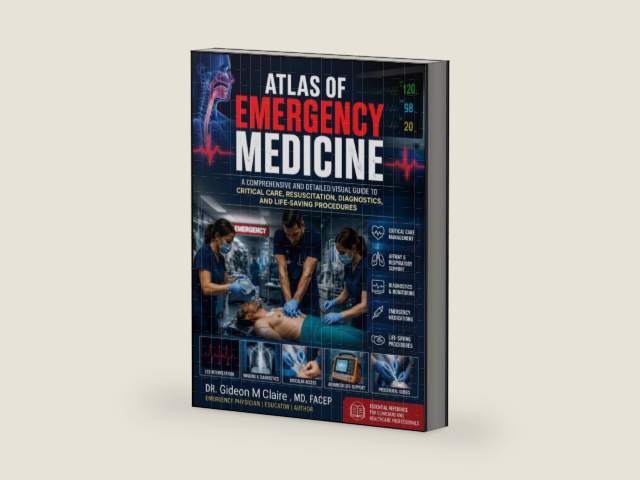 Atlas Of Emergency Medicine: A Comprehensive and Detailed Visual Guide to Critical Care, Resuscitation, Diagnostics, and Life-Saving Procedures by Dr Gideon M Claire