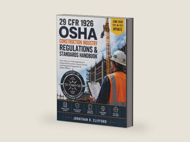 29 CFR 1926 OSHA Construction Industry Regulations & Standards Handbook: From Theory to Field Application in Subpart Enforcement, Hazard Control, and ... OSHA Construction Industry Manual) by Jonathan R. Clifford