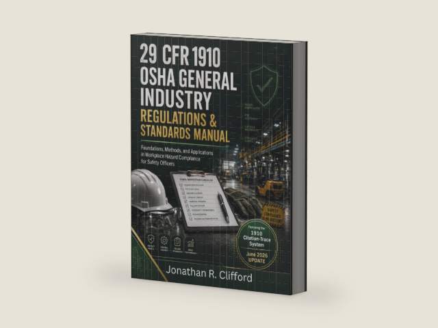 29 CFR 1910 OSHA General Industry Regulations & Standards Manual: Foundations, Methods, and Applications in Workplace Hazard Compliance for Safety ... OSHA Construction Industry Manual) by Jonathan R. Clifford