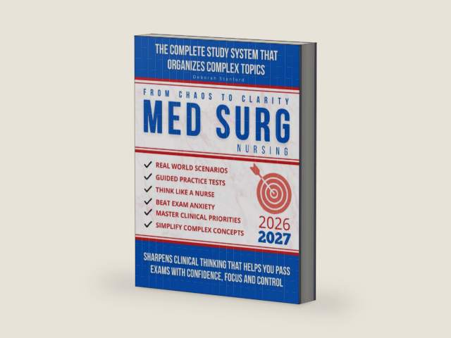 From Chaos to Clarity in Med-Surg Nursing: The Complete Study System That Organizes Complex Topics, Sharpens Clinical Thinking, and Helps You Pass Med-Surg Exams With Confidence, Focus, and Control by Deborah Stanford
