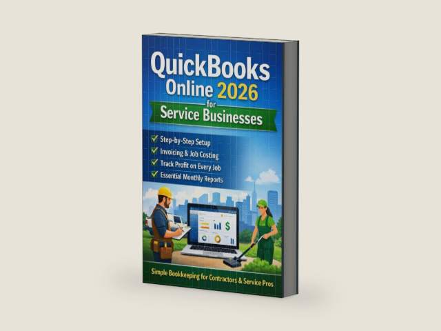 QuickBooks Online 2026 for Service Businesses by Bernard Schrembs
