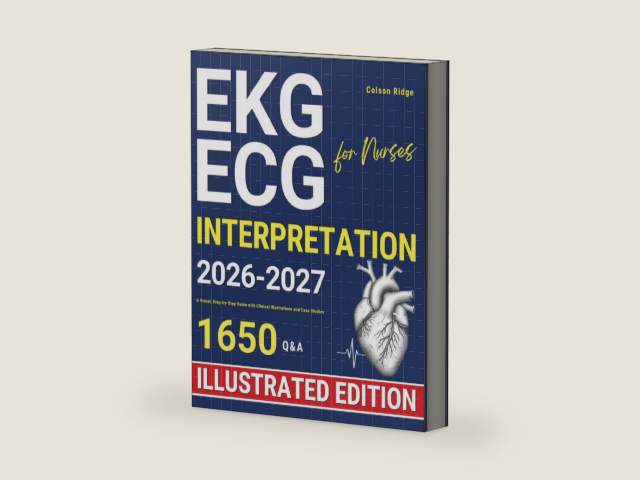 ECG | EKG Interpretation for Nurses: A Visual, Step-by-Step Guide with Clinical Illustrations and Case Studies by Colson Ridge