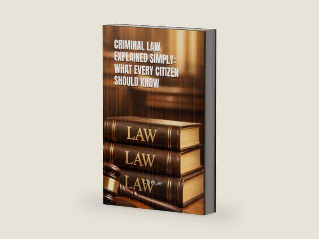 CRIMINAL LAW EXPLAINED SIMPLY: WHAT EVERY CITIZEN SHOULD KNOW by E. N FUUBE