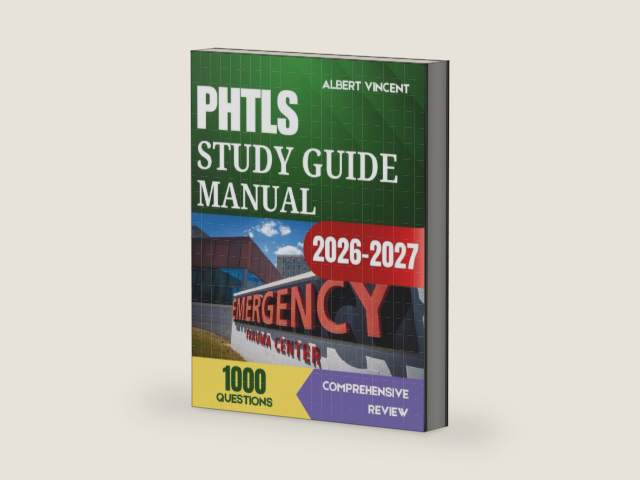 PHTLS Study Guide Manual 2026-2027: Complete Prehospital Trauma Life Support Review with 1,000 Practice Questions by Albert Vincent