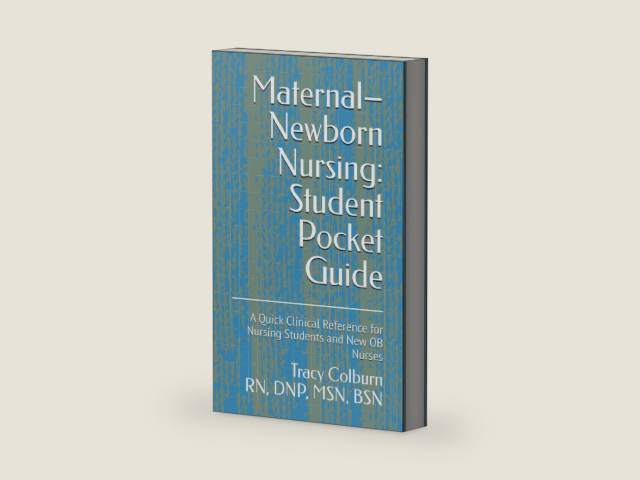 Maternal–Newborn Nursing: Student Pocket Guide: A Quick Clinical Reference for Nursing Students and New OB Nurses by Dr. Tracy Colburn