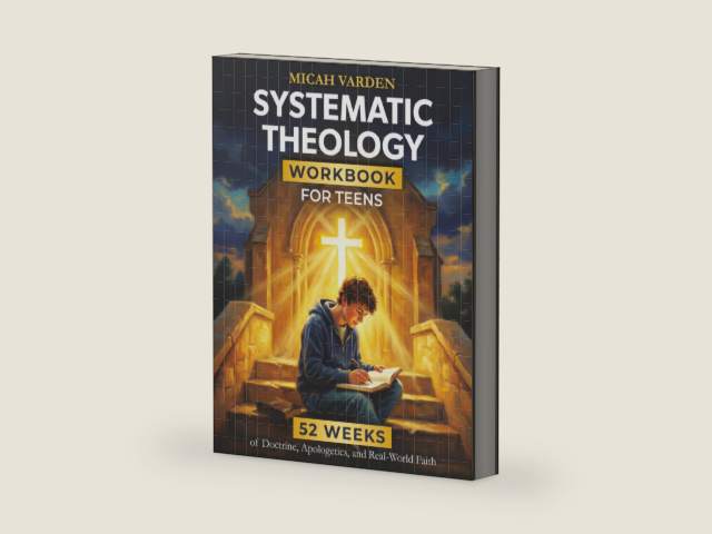 Systematic Theology Workbook for Teens: 52 Weeks of Doctrine, Apologetics, and Real-World Faith to Own What You Believe and Know Why It Matters (Systematic Theology for Everyone) by Micah Varden