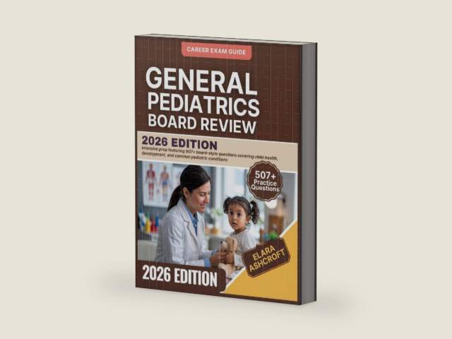 GENERAL PEDIATRICS BOARD REVIEW 2026 Edition: Intensive prep featuring 507+ board-style questions covering child health, development, and common pediatric conditions by Elara Ashcroft