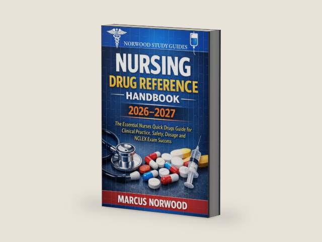 Nursing Drug Reference Handbook 2026–2027: The Essential Nurses Quick Drugs Guide for Clinical Practice, Safety, Dosage and NCLEX Exam Success by Marcus Norwood